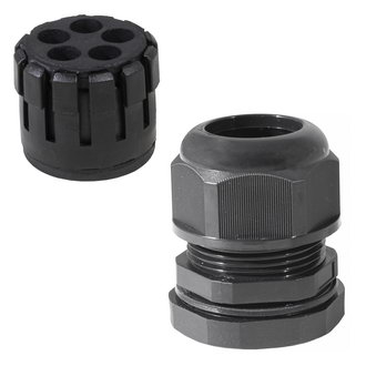 PGB29-25B 17-25 mm Кабельный ввод(гермоввод), сальник черный, фото