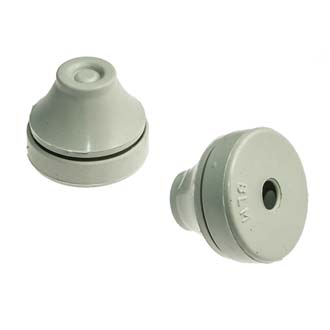 ZRS M20W 8-13 mm Кабельный ввод резиновый, белый, фото