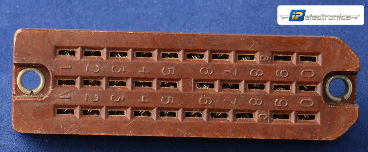 РП14-30 Розетка, карболит (вар.1) "1", фото