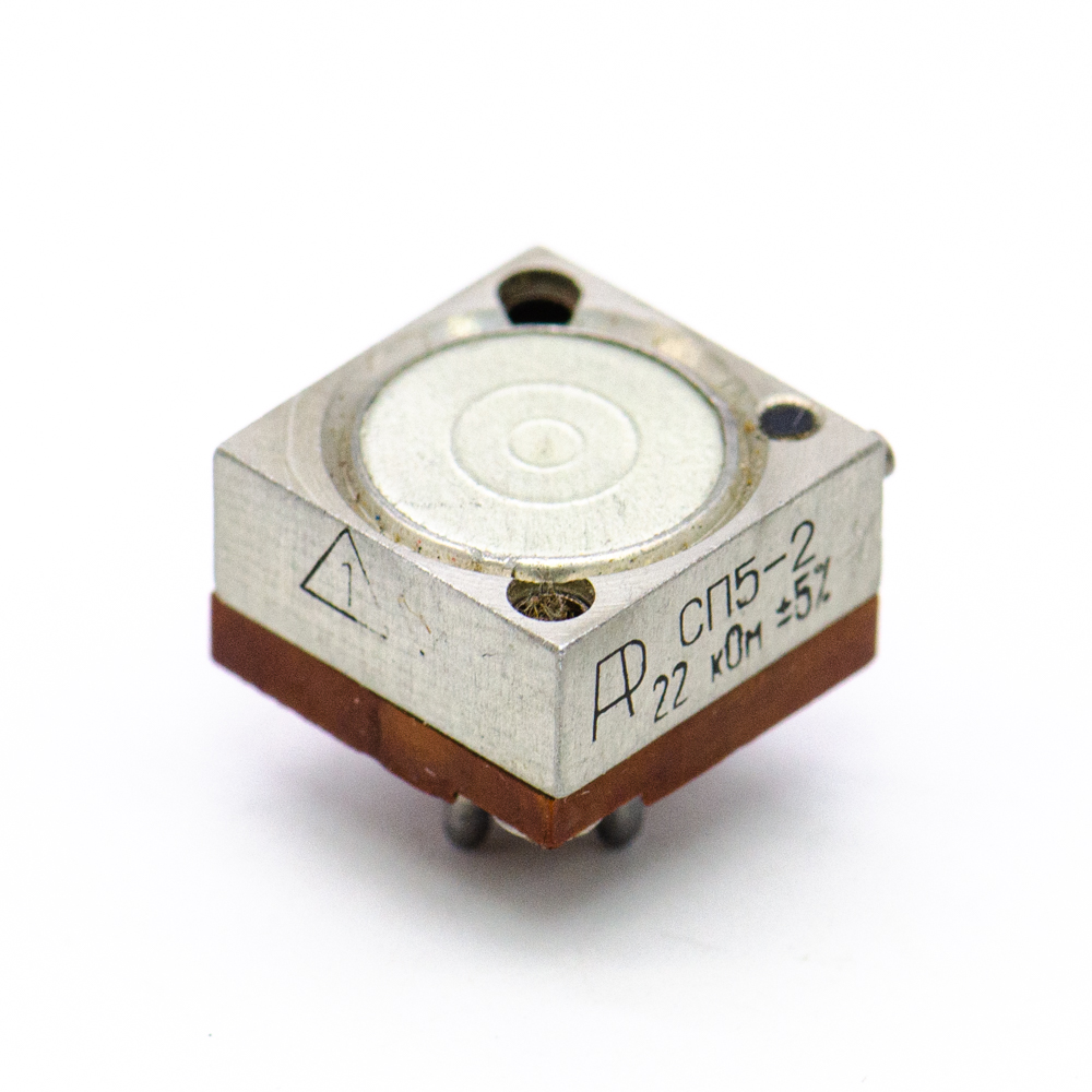 СП5-2 1W(Ватт) 22kΩ(кОм)-А±5% Резистор подстроечный многооборотный, "1", фото