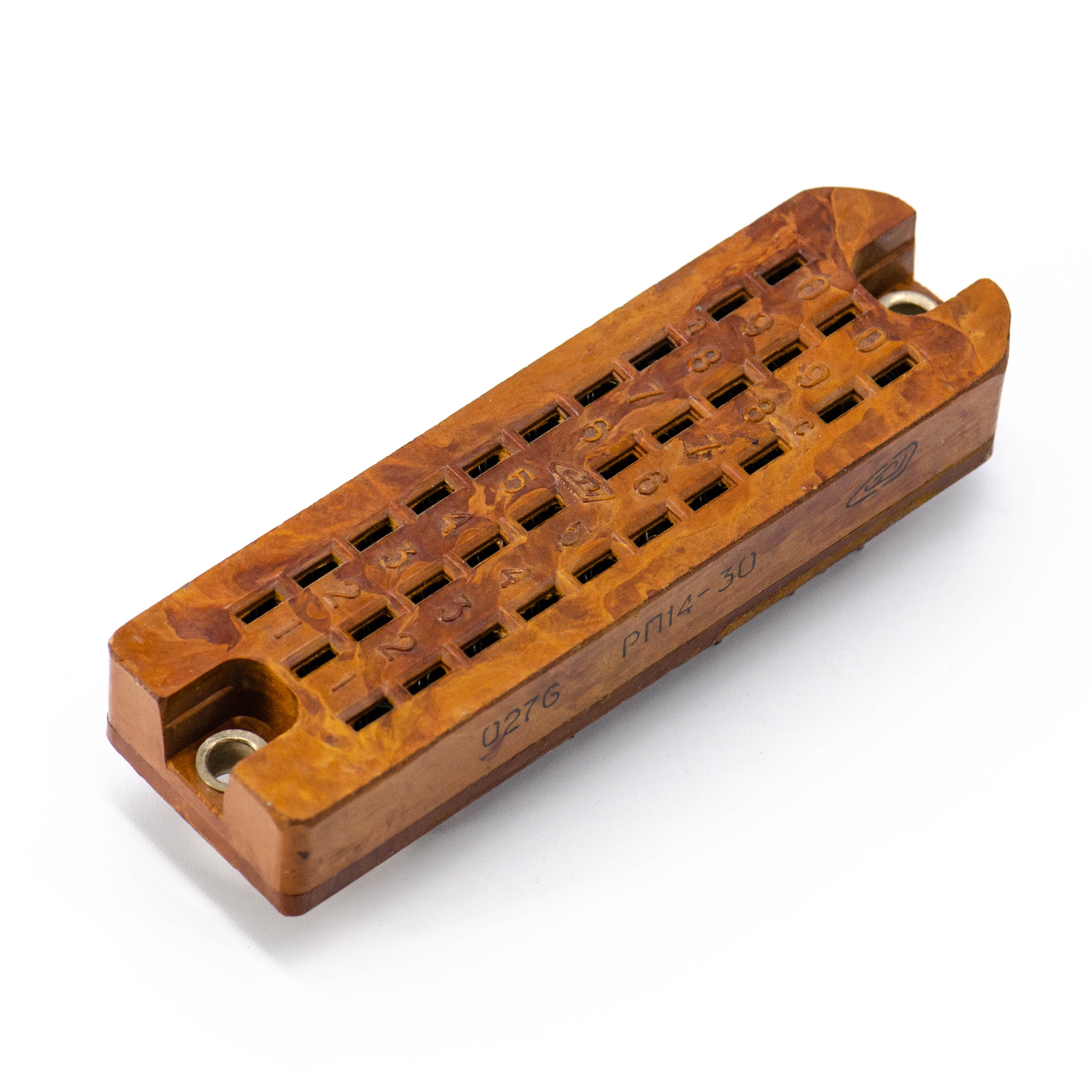 РП14-30 Розетка карболит (вар.1) "1", фото